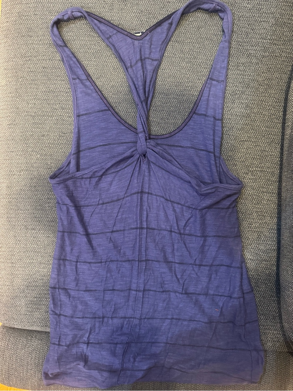 Splendid Blue Striped Racerback Tank - Picture 3 of 3